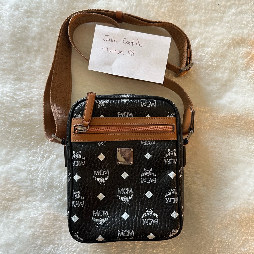 MCM Visetos Camera Bag